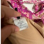 J.crew Natural Ruffle Wrap Bikini In Sz Blockprints Floral S/L Pink Photo 1