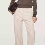 Massimo Dutti  Corduroy Pants in Cream Color Photo 0