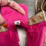 Sperry Top Sider Women’s Hikerfish Leather Boots 7M Pink & Brown Plaid Preppy Photo 9