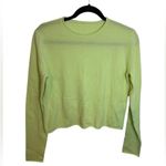 Lisa Yang Lime Green Cashmere Crewneck Sweater Photo 0