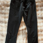 Lululemon Athletica Black Cropped Black Leggings Size 8 Yoga Workout 20” Long Photo 0