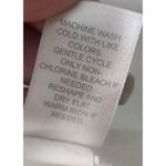 J. Jill Button Shoulder Top 3/4 Sleeve Crew Neck‎ White Blouse Size L Size L Photo 4