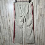EXPRESS Vintage Y2k  Cream‎ Red Stripe Sweat Pants Wide Leg Womens Medium Photo 6