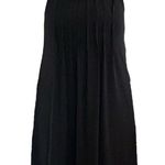 Calvin Klein  Black Dress Sleeveless Pleated Fit & Flare Women's 6 Office Job Photo 2