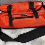 The North Face  Messenger Laptop Bag Orange Black Shoulder Bag w/ FAUSTO Embroid Photo 0