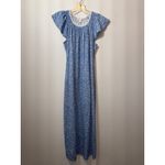 Charter Club Brand New  Women's Size M Blue Scroll Delft Sleep Dress Sleepwear Photo 1