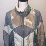 Westport Vintage  LTD metallic floral full zip up windbreaker jacket Photo 1