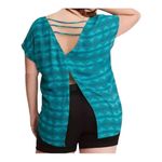 Torrid Plus Size Teal Turquoise open back top 00 ( 10 ) M/L Photo 2