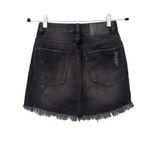 One Teaspoon Faded Distressed Mini Denim Skirt Sz 26 Photo 1