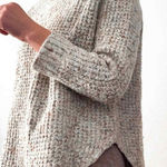 Free People Dylan Tweedy Chunky Knit Confetti Cowlneck Sweater Size Small Photo 0