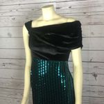 NWT Miss Ord Sleeveless Off Shoulder Mermaid Sexy Evening Dress WY003 size large Green Photo 5