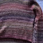 Ruby Moon Vintage Anthropologie long Red tunic Cowl Neck Drawstring Sweater Sz M Photo 12