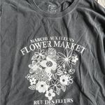 Nasty Gal  Gray Flower Market Graphic T-Shirt Photo 1