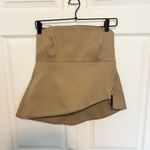 ZARA NWT  Tan Khaki Women's tube top tank SMALL Photo 0