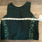 Athleta Conscious Crop Serene Green Camouflage Padded Athletic Tank Too NWT Photo 6