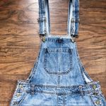 True Craft • denim overall shorts shortalls cut offs raw frayed hem distressed Photo 3