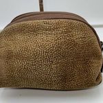 BORBONESE Pouch Redwall Quail Pattern Suede x Leather Photo 0