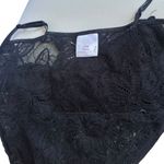 Old Navy Vntg  y2k  intimates medium black lace cami Photo 4