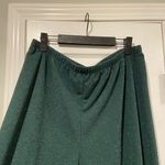 NWOT Serengeti Size XL Emerald Green Sparkle Flowy Wide Leg Pull On Pants Photo 2