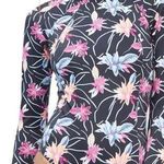Roxy NWT Quicksilver Active Floral Print One-Piece Rashguard Swimsuit Photo 3