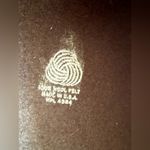 VTG 1950s Black White Wool Felt Sculptural Cocktail Hat Fascinator Derby Church Photo 5