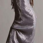 Pilcro  Sequin Slim Midi Dress, NWT, SZ XS Photo 0