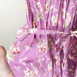 April Cornell Dress Womens XS Cottagecore Floral Print Sleeveless Button Front Pink Photo 8