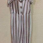 Sienna Sky White Jumpsuit With Color Stripes  Photo 0