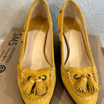 Cole Haan Wedges Shoes Women's 8B F8 D25497 Mustard Yellow Work Business Casual Photo 0