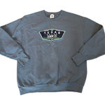 Pacific&Co Texas Denim . Cowboy Blue Crewneck Sweatshirt Size Large Photo 0