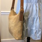 Coach Suede Slim Duffle Tote Convertible Crossbody Shoulder Bag Vintage Photo 4