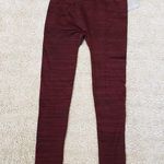 Falls Creek Womens S/M Space Dyed Leggings Red/Blk Photo 0