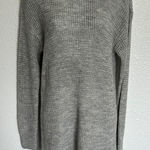 Dip Gray Turtleneck Sweater with Ribbed Knit and Oversized Fit Size Medium Photo 0