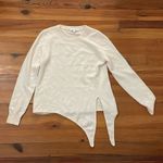White + Warren Cream Beige Knotted Cashmere Knit Sweater Women's Size Large Photo 2