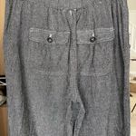 Maurice's Women Pants Small High Rise Linen Blend Sailor Nautical Minimalist Boho Photo 15