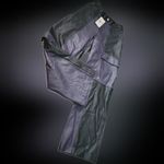 Womens Classics 2.0 Luxe Plush Faux Leather Pants Small RARE Air Jordan Baggy Purple Photo 1