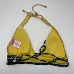 Juicy Couture  Size S Triangle Halter Swim Top Printed Multicolor Photo 4