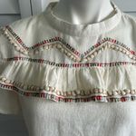 Raga Anthropologie |  embroidered tie back ruffle top Photo 3