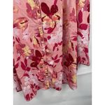 Catherines Catherine’s‎ Floral Blouse Women Plus Sz 2X Pink Cottage Peasant Bohemian Flower Photo 6
