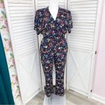 ASOS Uttam Boutique Floral Jumpsuit Blue Multi Large Photo 1