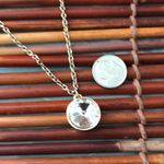 Trifari Vintage Crown  Single Crystal Necklace Photo 5