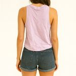 We The Free Size Small Light Purple Knotted Shoulder Tank Top Photo 1