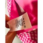 NWT CAROLINE CONSTAS Pink Orchid Gingham Adelphie Bikini Bottom & Top Swimsuit Size XL Photo 7