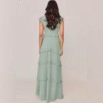 Revelry Formal Dress 8 Amelia Green Sage Bridesmaid Gown Prom Long Boho Fairy Photo 1
