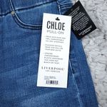 Liverpool Chloe Pull On Stretch Jean Shorts Size 0 25 Blue Rolled Photo 3