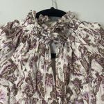 NICHOLAS Abbey Mini Dress Size 8 Floral Ruffle Designer Garden Spring No Belt Photo 3