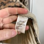 Brochu Walker  Cashmere Wool Millie Leopard‎ Printed Vee Boxy Cropped Sweater XS Photo 5