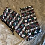Old Navy Festive Polar Bear Pajama Pants - Black, Red, Green, White Photo 0