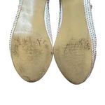 Badgley Mischka Shoes Womens Size 5 Ivory Block Heel Mary Jane Rhinestone Dress Photo 9