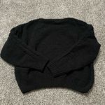 HYFVE black cable knit pullover long sleeve sweater M Photo 9